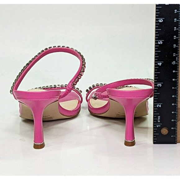 Aqua Women's Lily Slip On Embellished Sandals Pink Size 8.5 (MSRP $138) - Picture 8 of 10